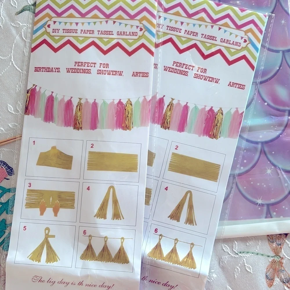 Brand New Mermaid Birthday Party Decorations Balloons Banner Tablecloth Toppers